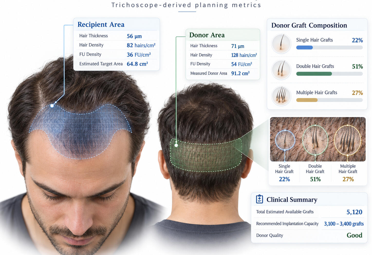 Full Hair Transplant Analysis Software